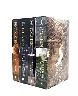 The Hobbit And The Lord Of The Rings Boxed Book Set J.R.R. Tolkien • $137