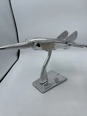 Cast Aluminum Metal Fighter Jet Plane Airplane Statue Figurine MIG-25 Foxbat • $64.95