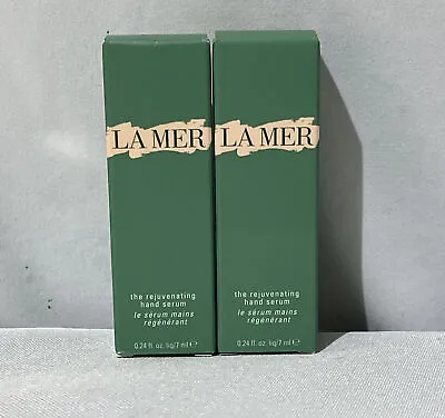 Lot Of 2 La Mer The Rejuvenating Hand Serum .24oz 7ml Each Brand New! • $59.99