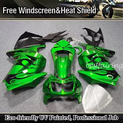 Green Fairing Kit For Kawasaki Ninja 250R 2008-2012 09 EX250J ABS Injection Body • $399