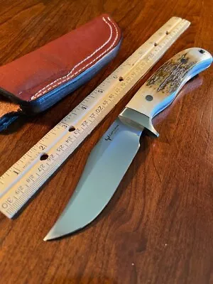 Carl Colson Custom Knife Premium Bark Mammoth • $749