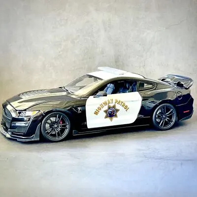 $43.99 • Buy 2020 Mustang Shelby GT500 Police Special Edition Diecast Boxed 1:18 Model Car