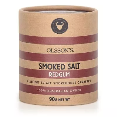 Olssons - Red Gum Salt 90g Kraft Container (Made In Australia) • $9.99