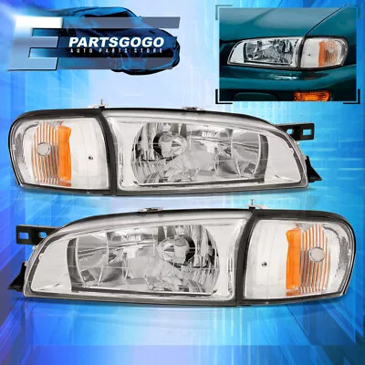 For 93-01 Subaru Impreza Replacement Clear Headlights + Corner Turn Signal Lamps • $113.99