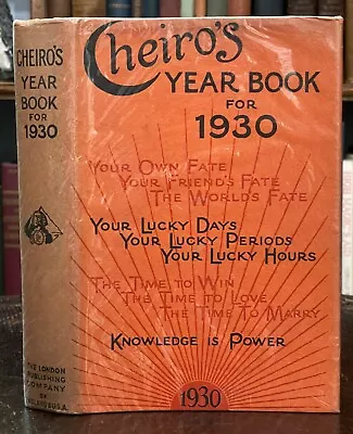 CHEIRO'S YEAR BOOK For 1930 - CHEIRO - FATE ASTROLOGY NUMEROLOGY DIVINATION • £84.45