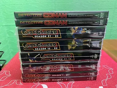 Detective Conan Case Closed Anime DVD (Season 1-25 + 24 Movies) English Dubbed • $289.99