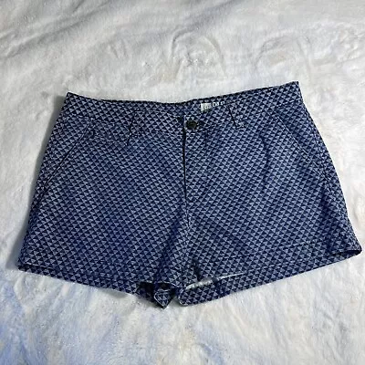 Gap Blue & White Shorts Women's Size 4 With A 3  Inseam Geometric Sailing Beach • £8.63