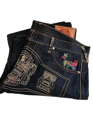 RMC Red Monkey Company Martin Ksohoh Lot 1002 Jeans 38x36 Baggy Hip Hop Y2K • $199