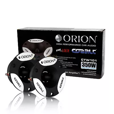 2 Orion Cobalt 3.75  Super Tweeters 350 Watts Max Power Car Audio Pair CTW101 • $34.95