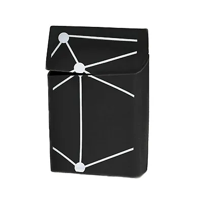 £4.99 • Buy Cobweb Black Silicone Cigarette Case Pack Cover King Size Holder Accessory New