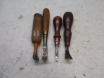 4 Vintage Cobbler Leather Working Tack Pullers Tools • $46
