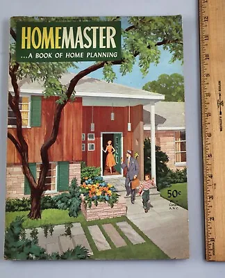 Vintage Mid Century House Plans Homemaster Book Of Home Planning Magazine • $39.99