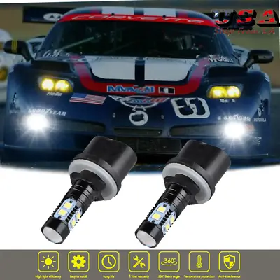 899 LED Fog Light Bulb Driving Lamp White For Chevy Corvette C5 1997 - 2004 • $17.37