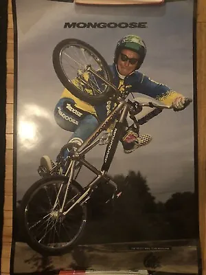 Vintage New-Old-Stock Mongoose Tim  Fuzzy  Hall Poster 36  X 24  • $25.69