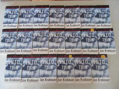 BIG Lot Of (20) JON KRAKAUER Outdoor Books INTO THIN AIR; MT EVEREST DISASTER • $34.95