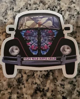 Volkswagen VW Beetle Tye Dye Vinyl Sticker • $4.99