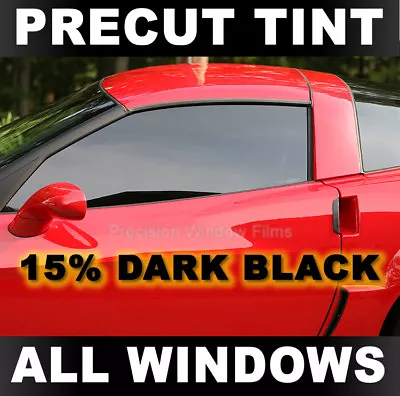 Chevy Monte Carlo 95-99 PreCut Window Tint - Dark Black 15% VLT Auto Film • $34.62