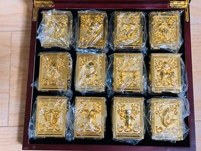 Saint Seiya Myth Cloth 12 Gold Pandora Boxes Set With Magnet And Strap • $620.39