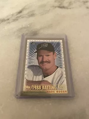 2000 Topps #239a Wade Boggs  MM VAR Tampa Bay Devil Rays • $25