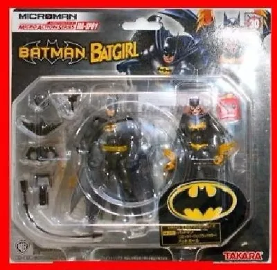 TAKARA BATMAN & BATGIRL 4  Japanese Microman Action Figure Set! MIP! RARE! • $35.99