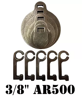 3/8  AR500 Know Your Limits 2  3  4  5  & 6  Interlocking Steel Shooting Targets • $66.99