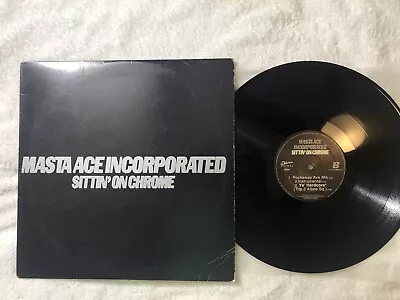 Masta Ace Incorporated Sittin' On Chrome 12  Promo 1995 Og • $17.95