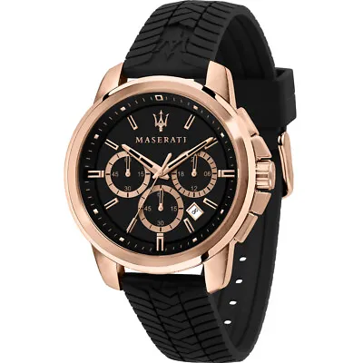 Maserati Successo Rose Gold Stainless Steel Men Multifunction Watch. R8871621012 • $169