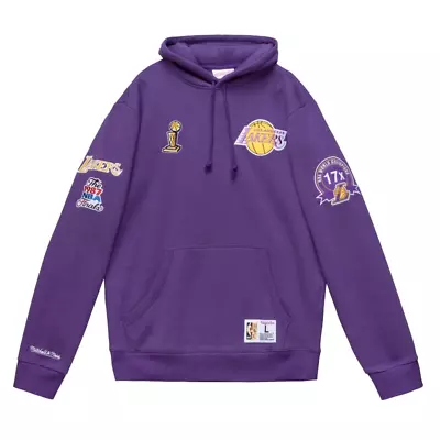 $54.99 • Buy Mitchell & Ness FPHD3236-LALYYPPPPURP Los Angeles Champ City  Hoodie Mens