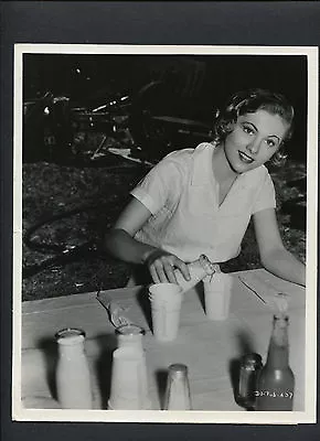 Joan Fontaine On Location In Malibu - 1937 Candid By Miehle  Damsel In Distress • $39.95