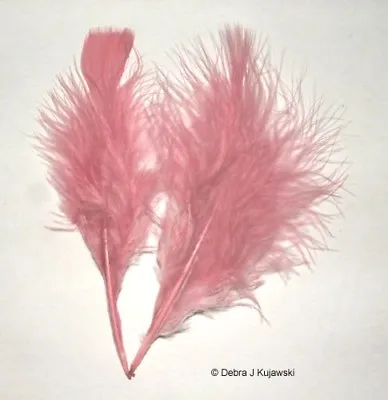 Quality Marabou Feathers 3-8  DUSTY ROSE Fluffy 7 Grams Approx 35 Ct • $3.15