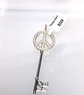 Genuine  Thomas Sabo Peace Key  PE446CZ RRP $229 • $55