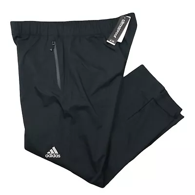 Adidas Pants Mens XL Black Golf Rain Weather Wind Performance NEW CY7441 • $49.97