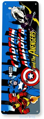 $7.75 • Buy Captain America Avengers Arcade Sign, Classic Arcade Game Marquee Tin Sign C483