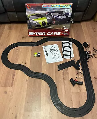 MICRO SCALEXTRIC Hyper-Cars Set Complete And Fully Working - Q50 • £20