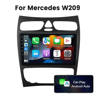 For Benz CLK C209/W209 1998-2004 Android 13 Car Stereo GPS Nav DSP WIFI CarPlay • £134.99