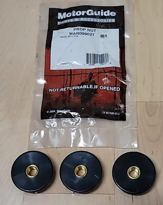 NOS (LOT OF 3) MotorGuide MAR09902T Prop Nut OEM New Factory Boat Parts • $9