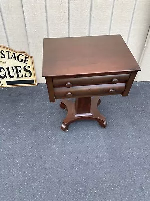 64460 Antique Empire 2 Drawer Stand Nightstand • $265