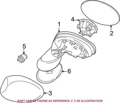 Genuine OEM Door Mirror Cover For Mini 51167123294 • $85.79