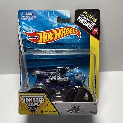 Hot Wheels Monster Jam Track Ace Tires King Krunch 1:64 W/ Figure #54 Off-road • $14.99