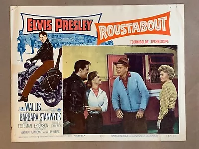 1964 Original ELVIS PRESLEY  ROUSTABOUT  14 X 11 Lobby Card #2- RARE • $250