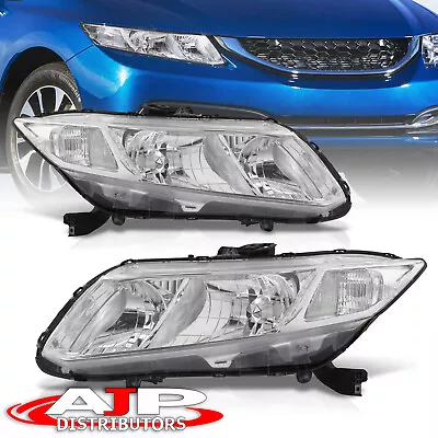 JDM Clear Driving Head Lights Lamp Assembly Left+Right For 2012-2015 Civic FB FG • $124.99