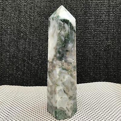 $19.24 • Buy Natural Aqua Agate Column Obelisk Crystal Column Wand Point Healing Stone