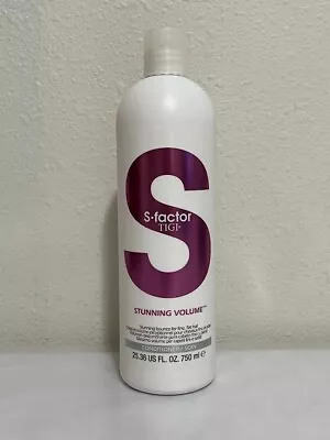 TIGI S-FACTOR  Stunning Volume Conditioner 25.36 Oz For Fine  Hair - Color Safe • $19.95