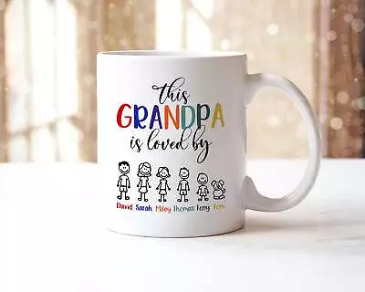 Personalized This Grandpa Is Loved By Grandkids Mug Grandpa Birthday Gift Mug • $26.99