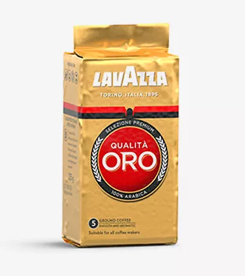 LAVAZZA GROUND COFFEE 250g Italian Qualita ORO Intensity Scale 5 • $7.50