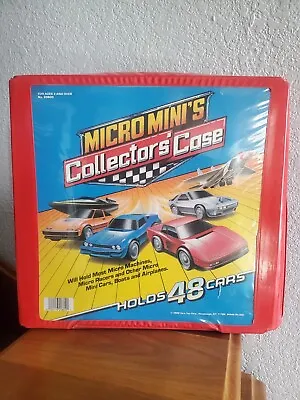 Vintage 1988 MICRO MINI'S 48 Car Collectors Case Tara Toy Micro Machines • $5