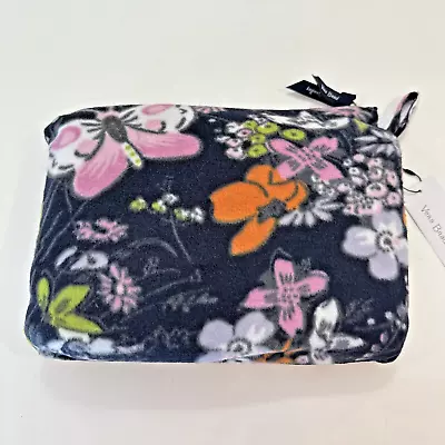 NWT Vera Bradley Packable Fleece Blanket Bloom Boom Navy NEW Travel Throw Floral • $42.99