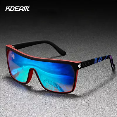 $21.99 • Buy KDEAM Unisex Sport Polarised Sunglasses Mens Womens Square Big Driving Glasses