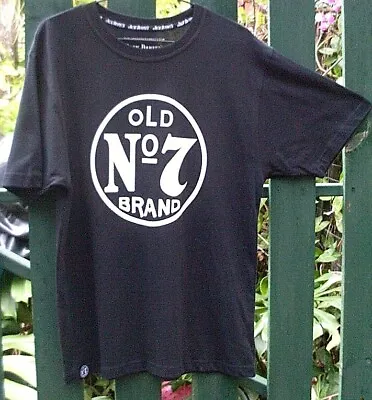 $29.95 • Buy JACK DANIEL'S (S) OLD NO 7 BRAND Black Men's COTTON T Shirt MAN CAVE Australia 