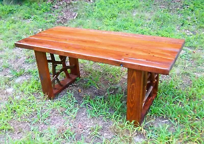 Rustic Tree Trunk Wood Handmade CoffeeTable Log Cabin Furniture BX FREE SHIPPING • $450